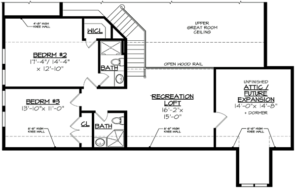 Second Floor Plan image of CAMELLIA  V House Plan